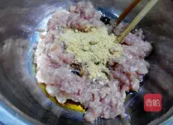 Illustration of Korean Spicy Cabbage Cake 2