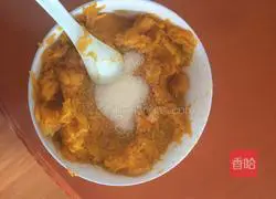 Pumpkin Illustration of how to make cakes 2