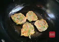 Illustration of how to make pea pancakes 17