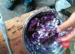 Purple potato cake recipe 3