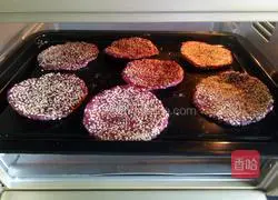 Purple potato cake (oil-free oven version) recipe 8