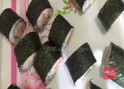 ~Watermelon fruit sushi~ Illustration of how to do it 13