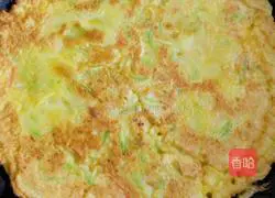 Illustration of how to make two-color egg pancake 6