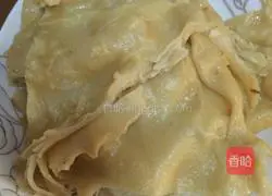 Pork ribs, stewed beans and pancakes.Recipe 4