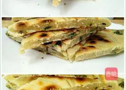 Illustration of how to make scallion pancakes 10