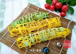 Two-color Bird's Nest Egg Pancake Recipe Illustration 1