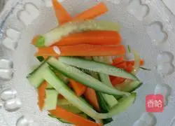 Illustration of how to make nutritious five-color sushi 1