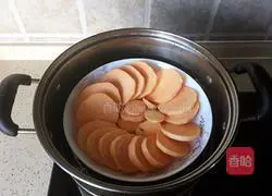 Illustration of how to make sweet potato glutinous rice cakes 2