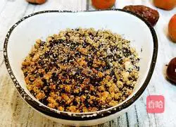 Illustration of how to make sesame and walnuts 9