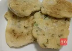 Illustration of how to make chive and potato glutinous rice cake 5
