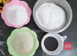 Soybean filling and malt filling Illustration of how to make pancakes 1