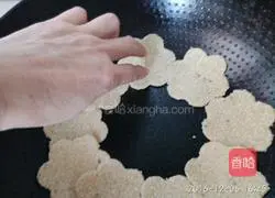 Illustration of how to make sesame crackers (no oil and no sugar) 10