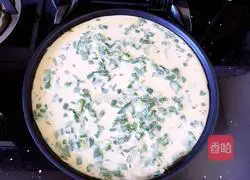 Illustration of how to make rapeseed egg pancake 5
