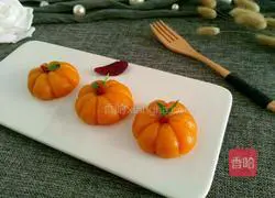 Illustration of how to make steamed pumpkin cake 14