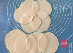 Illustration of how to make scallion pancake (dumpling skin version) 1
