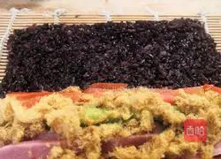 Illustration of how to make sushi 8