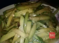 Illustration of how to make stir-fried gingerbread melon 7