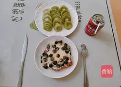 Blueberry Popped Toast Recipe Illustration 1