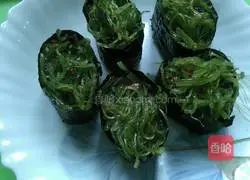 Illustration of how to make seaweed sushi 8