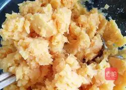 Illustration of how to make sweet potato cake 2