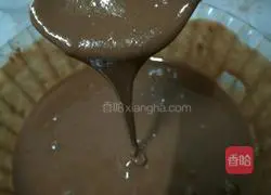 Illustration of how to make cocoa waffles 3