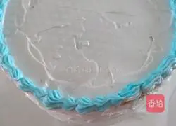 Illustration of how to make fruit cream cake 5