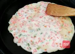 Illustration of how to make carrot and egg burritos 6