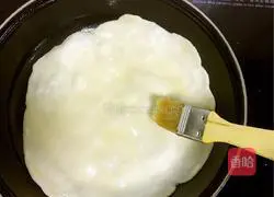 Illustration of how to make sesame oil cake 6