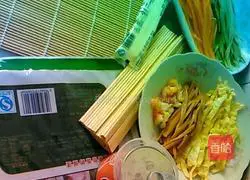 Korea Illustration of how to make sushi 1