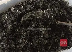 Pumpkin glutinous rice and sesame cake recipe 9