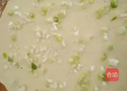 Illustration of how to make scallion pancakes 4