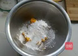 Illustration of how to make fried pumpkin cake 5