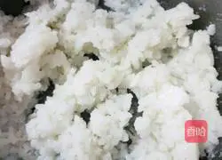 Illustration of how to make fried rice cakes 2