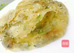 Illustration of how to make scallion pancakes 10