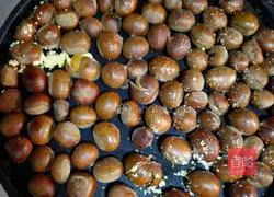 Electric cakes Illustration of how to make roasted chestnuts 2