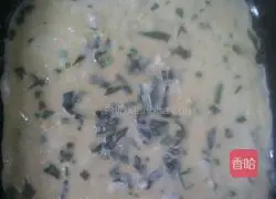 Illustration of how to make egg, green onion and kelp cake 2