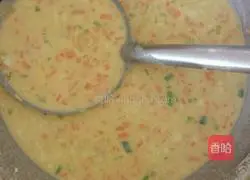 Illustration of how to make carrot and Xihu pancakes 1