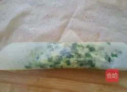 Illustration of how to make pancakes and chives box 10