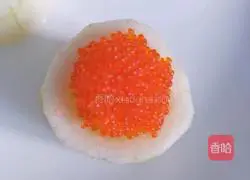 Illustration of how to make fish roe sushi 4