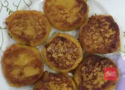 Illustration of how to make sweet potato pancakes 9