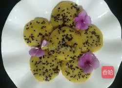 Illustration of how to make germ pumpkin cake 13