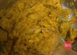 Illustration of how to make cute pumpkin cake 2