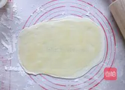 Illustration of how to make butter and scallion pancakes 13