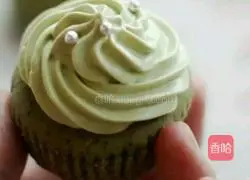 Illustration of how to make matcha cake 5