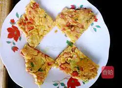 Red pepper egg pancake recipe 5