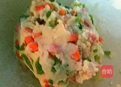 Illustration of how to make pastoral potato pancakes 3