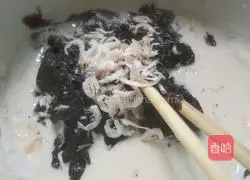 Illustration of how to make seaweed pancakes 2