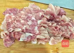 Illustration of how to make steamed pork patties with mushrooms 2