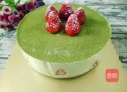 Matcha cheesecake (sugar-reduced version) recipe 19