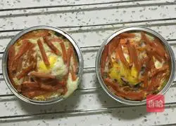 Illustration of how to make egg pancakes 4